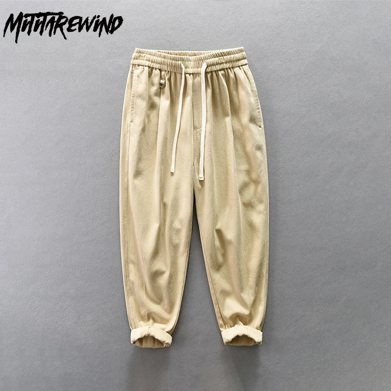 Spring New Man Pants Casual Joggers Baggy Sweatpants Pure Cotton Drawstring Elastic Waist Pants Korean Fashion Streetwear Men
Spring New Man Pants Casual Joggers Baggy Sweatpants Pure Cotton Drawstring Elastic Waist Pants Korean Fashion Streetwear Men