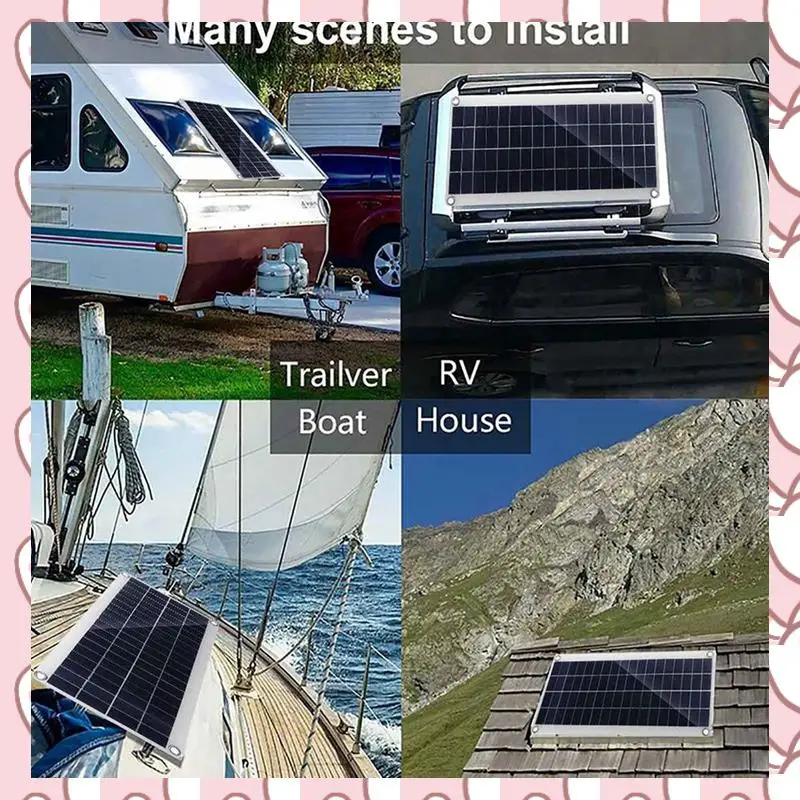 HHTL 2X 10W Flexible Solar Panel Solar Cells For Car RV Boat Home Roof Van Camping Solar Battery, 30A Solar Controller Module
HHTL 2X 10W Flexible Solar Panel Solar Cells For Car RV Boat Home Roof Van Camping Solar Battery, 30A Solar Controller Module