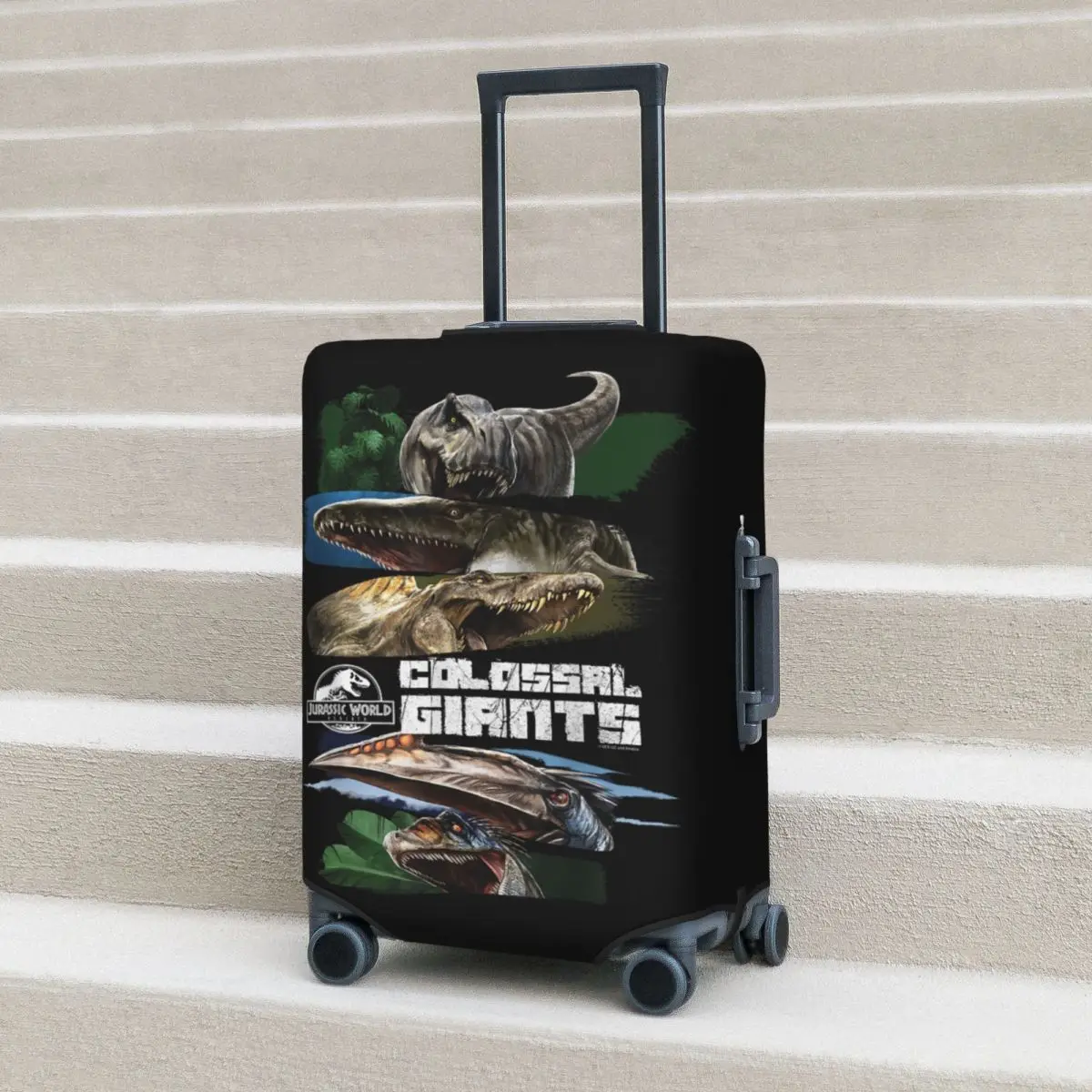 Jurassic World Rebirth Colossal Giants Vertical Suitcase Cover Flight Useful Luggage Supplies Travel Protector
Jurassic World Rebirth Colossal Giants Vertical Suitcase Cover Flight Useful Luggage Supplies Travel Protector