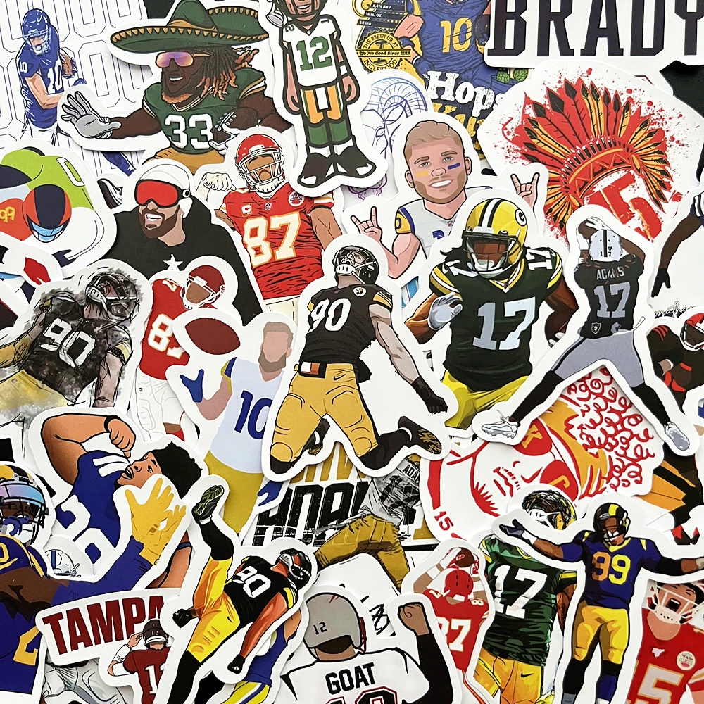 10/50PCS American Rugby Football Stickers PVC Decal Travel Luggage Guitar Fridge Laptop Waterproof Cool Kid Graffiti Sticker
10/50PCS American Rugby Football Stickers PVC Decal Travel Luggage Guitar Fridge Laptop Waterproof Cool Kid Graffiti Sticker