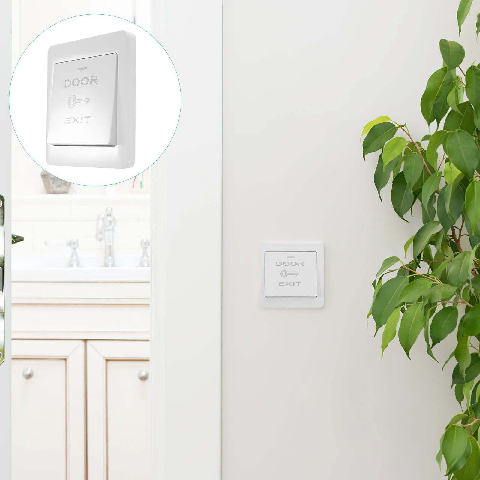 2pcs White ABS Access Control Switch Panel Wall Plate for Door Entry Replacement Push to Exit Button Cover High Temp Resistant
2pcs White ABS Access Control Switch Panel Wall Plate for Door Entry Replacement Push to Exit Button Cover High Temp Resistant