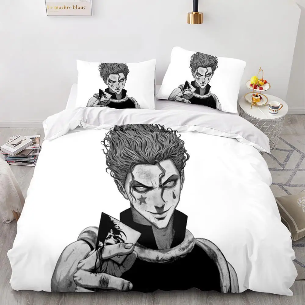 HUNTER×HUNTER Bedding Set Single Twin Full Queen King Size Bed Set Adult Kid Bedroom Duvet Cover Sets Bed Furniture Set Bedroom 
HUNTER×HUNTER Bedding Set Single Twin Full Queen King Size Bed Set Adult Kid Bedroom Duvet Cover Sets Bed Furniture Set Bedroom