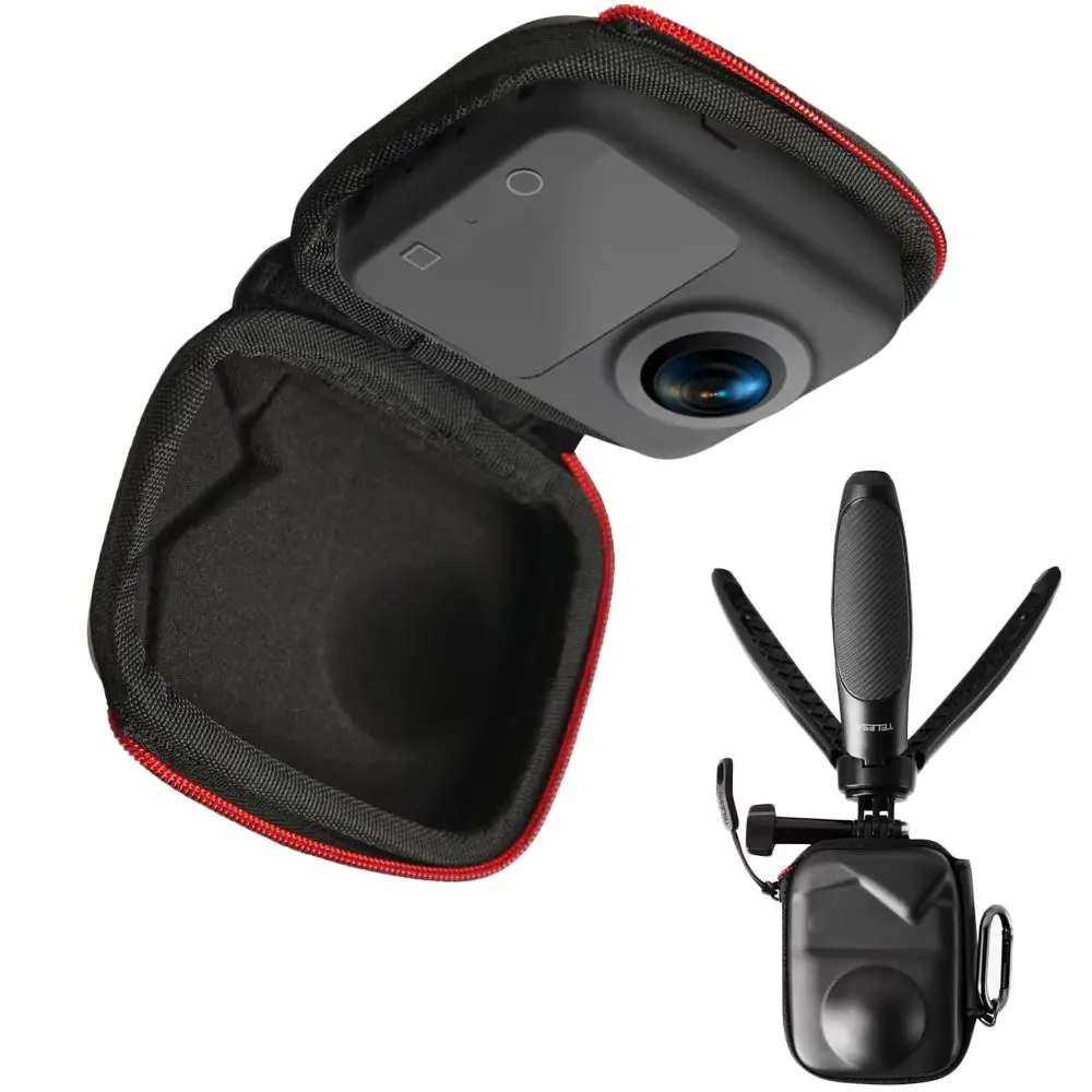 Mini Portable Waterproof Storage Bag for DJI Osmo 360 Protective Case Bottom Opening Storage Case With Detachable Carabiner
Mini Portable Waterproof Storage Bag for DJI Osmo 360 Protective Case Bottom Opening Storage Case With Detachable Carabiner 