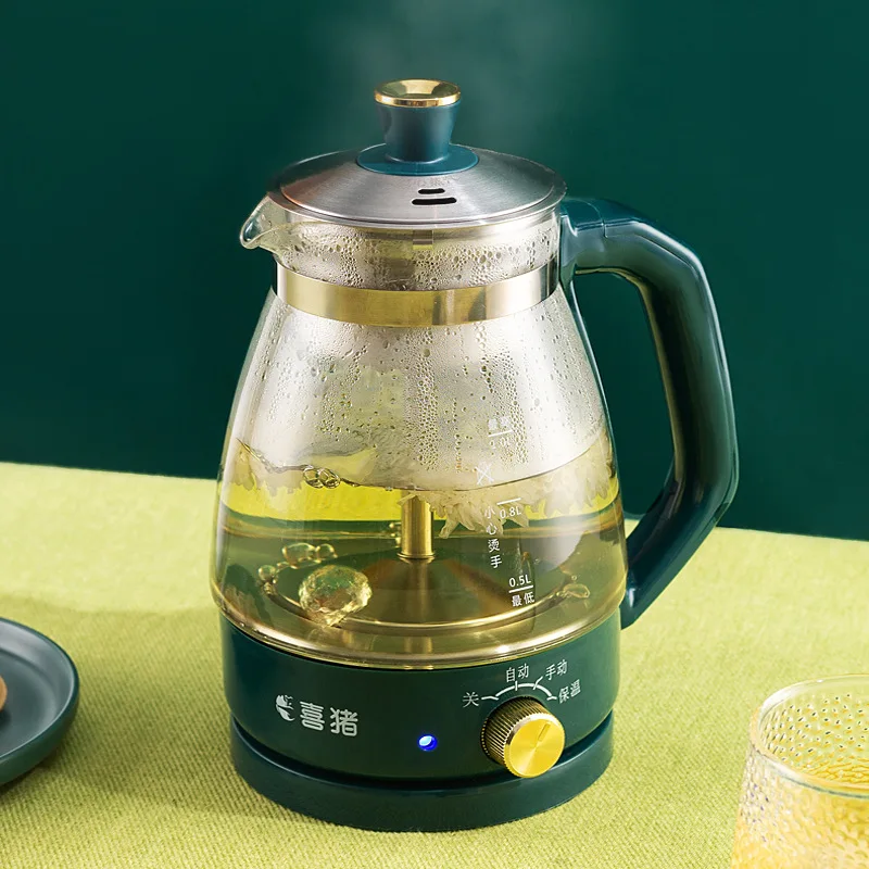 1L Electric Kettle Heat-resistant Glass Tea Infuser Pot With Filter Automatic Steam Spray Borosilicate glass Teapot Health Pot
1L Electric Kettle Heat-resistant Glass Tea Infuser Pot With Filter Automatic Steam Spray Borosilicate glass Teapot Health Pot