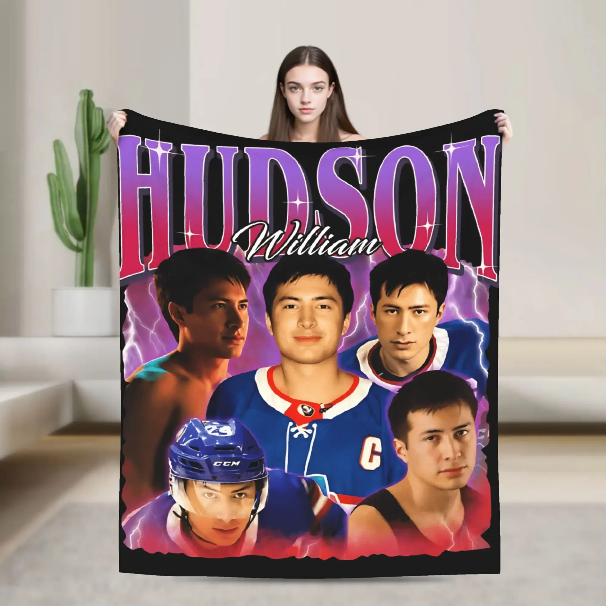 Hudson Williams Heated Rivalry Throw Blanket Soft Warm Flannel for Sofa Bed Travel Home Use
Hudson Williams Heated Rivalry Throw Blanket Soft Warm Flannel for Sofa Bed Travel Home Use
