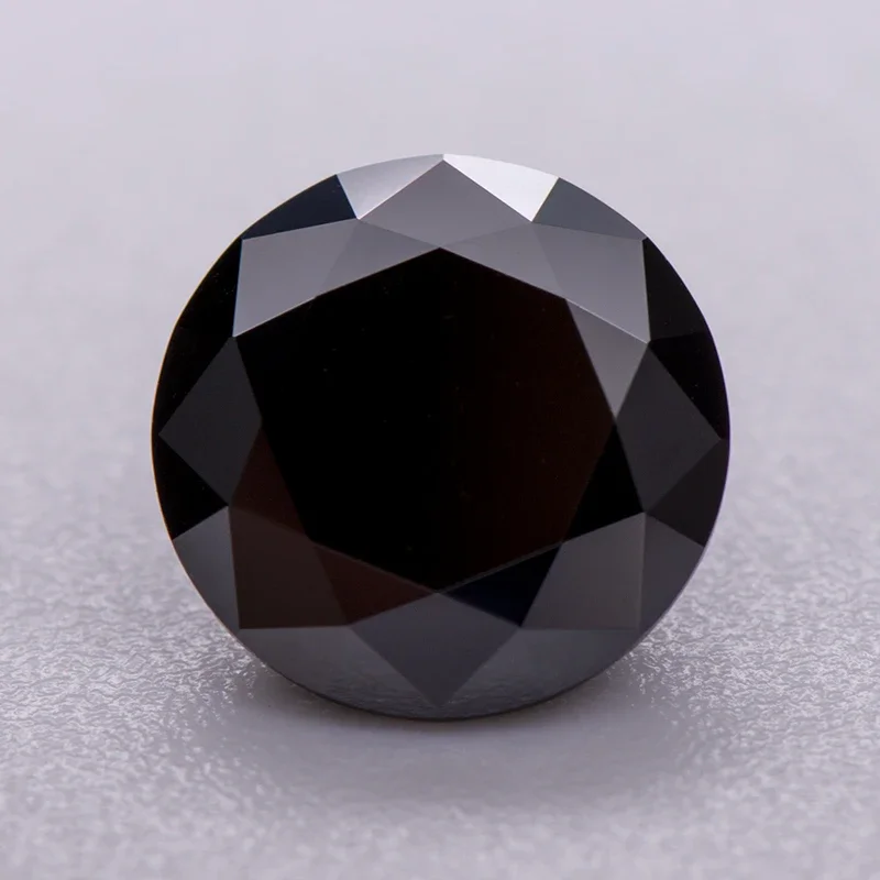 Moissanite Stone Primary Black Color Round Cut Lab Grown Diamond for DIY Jewelry Making Pass Diamond Tester with GRA Certificate
Moissanite Stone Primary Black Color Round Cut Lab Grown Diamond for DIY Jewelry Making Pass Diamond Tester with GRA Certificate
