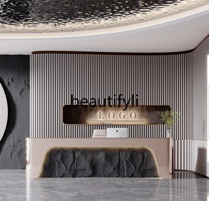 A17 Beauty salon checkout page Light luxury company front desk Hotel bar table Reception desk High-end
A17 Beauty salon checkout page Light luxury company front desk Hotel bar table Reception desk High-end