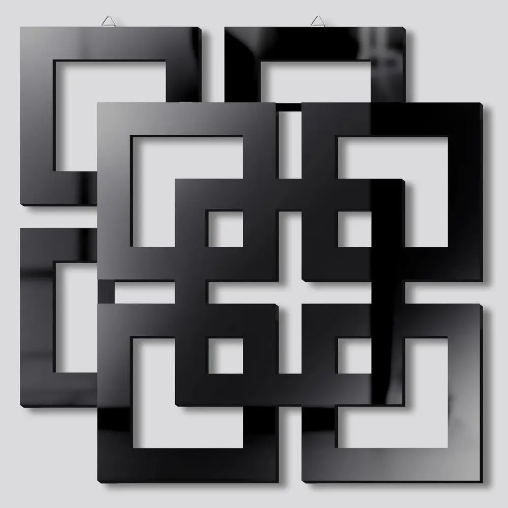 Wall Mount Home Mirror, 2 Pieces Silver Square Decorative Mirror or Bedroom, Living Room, Bathroom, 11.8 x 11.8 Inches(Black,Mir
Wall Mount Home Mirror, 2 Pieces Silver Square Decorative Mirror or Bedroom, Living Room, Bathroom, 11.8 x 11.8 Inches(Black,Mir