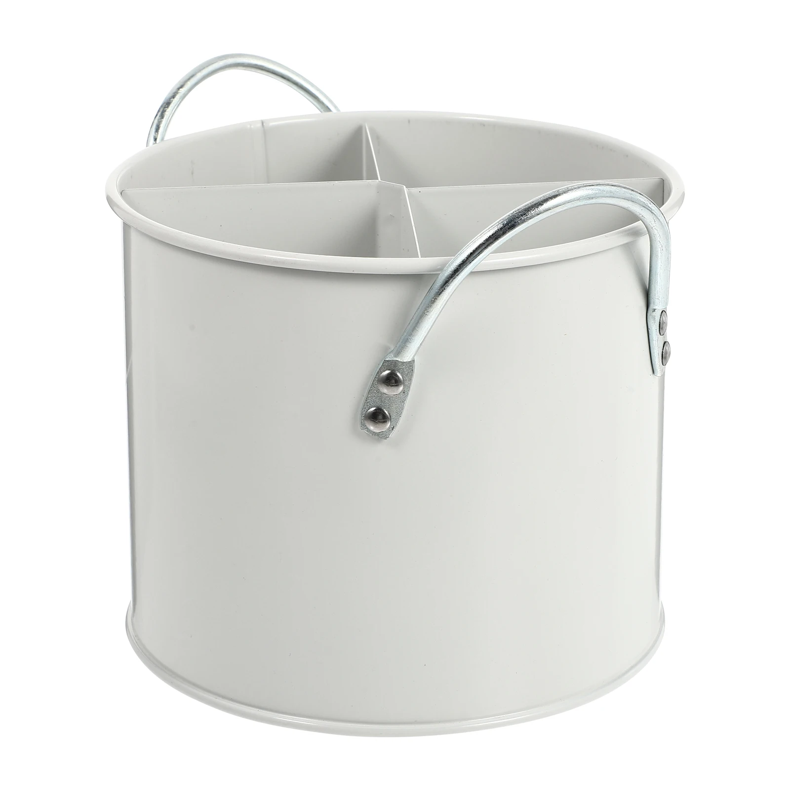 Cutlery Storage Cylinder Iron White Kitchen Tool Holder Drain Water Easily Baking Jar Practical Design Storage Bucket
Cutlery Storage Cylinder Iron White Kitchen Tool Holder Drain Water Easily Baking Jar Practical Design Storage Bucket