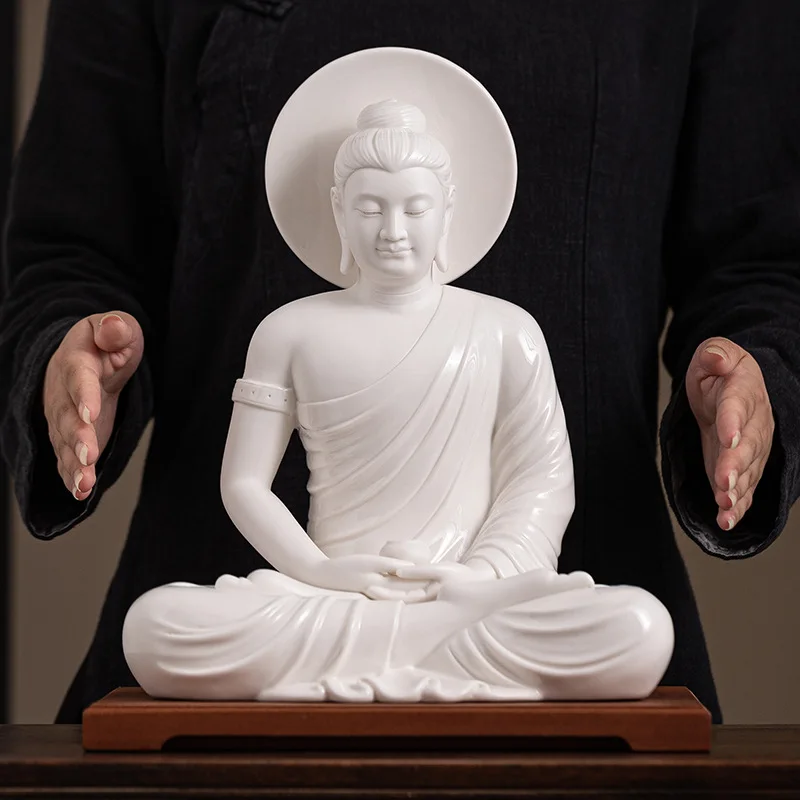 Cz ceramic great sun tathagata buddha statue ornament sakyamuni buddha worship zen home living room office decoration
Cz ceramic great sun tathagata buddha statue ornament sakyamuni buddha worship zen home living room office decoration
