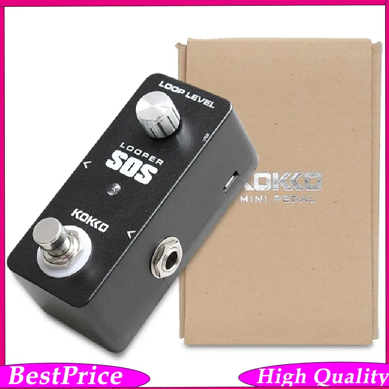 KOKKO Guitar Pedal MINI Loop FLP-2D Portable Aluminum Alloy Pedal Suitable for Electric Guitar, Bass, Guitar Accessories
KOKKO Guitar Pedal MINI Loop FLP-2D Portable Aluminum Alloy Pedal Suitable for Electric Guitar, Bass, Guitar Accessories