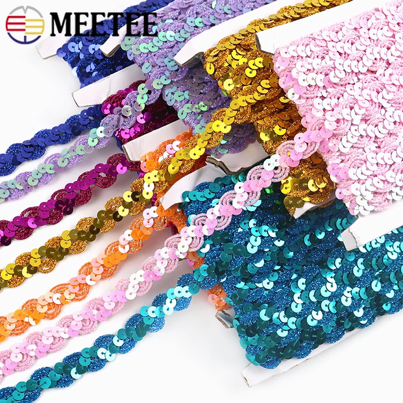 5/10/24M 15mm Sequin Lace Glitter Ribbon for Stage Costume Latin Skirt Decorative Laces Stitching Fabric DIY Sewing Accessories
5/10/24M 15mm Sequin Lace Glitter Ribbon for Stage Costume Latin Skirt Decorative Laces Stitching Fabric DIY Sewing Accessories