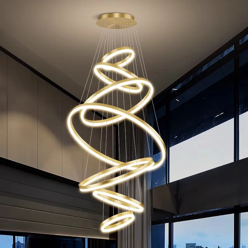 Modern Simple Home Lighting Fixtures, Staircase Chandelier, Living Room Chandelier, Dining Room Indoor Pendant Lamp for Home Dec
Modern Simple Home Lighting Fixtures, Staircase Chandelier, Living Room Chandelier, Dining Room Indoor Pendant Lamp for Home Dec