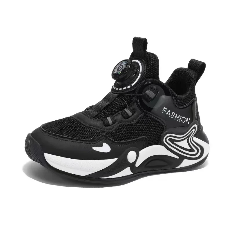 Boy basketball shoes Rotating buckle Fashion Lightweight Breathable Girls Sports shoes Outdoors Anti-slip Durable Children shoes
Boy basketball shoes Rotating buckle Fashion Lightweight Breathable Girls Sports shoes Outdoors Anti-slip Durable Children shoes