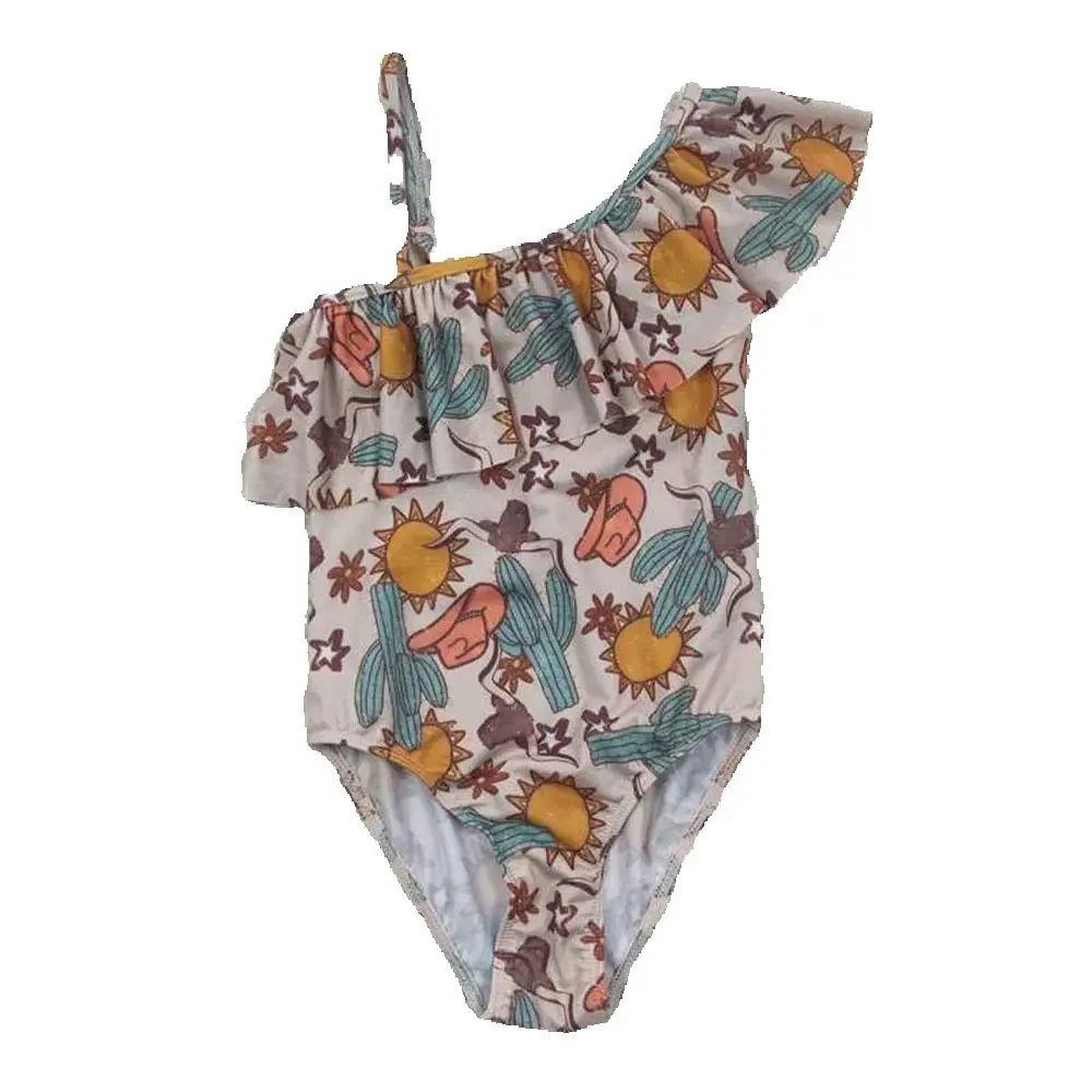 Baby Girls Summer Swim Summer Western Cactus One Piece Swimsuit for Baby Girls And Fashionable Waterwear for Little Swimmers
Baby Girls Summer Swim Summer Western Cactus One Piece Swimsuit for Baby Girls And Fashionable Waterwear for Little Swimmers
