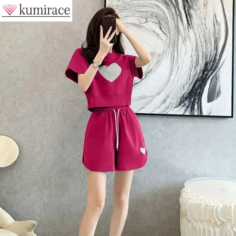 Sports and Leisure Suit Women 2025 New Summer Short Sleeved Fashionable and Stylish Comfortable Shorts Two-piece Set Short Sets
Sports and Leisure Suit Women 2025 New Summer Short Sleeved Fashionable and Stylish Comfortable Shorts Two-piece Set Short Sets
