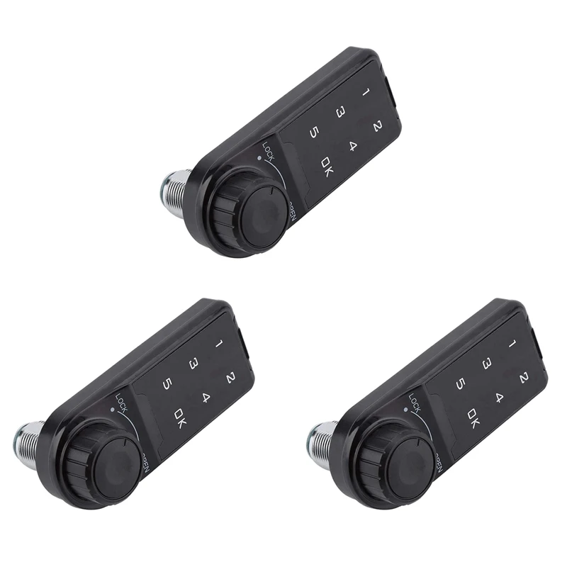 3X Combination Lock, Door Access Digital Electronic Security Cabinet Coded Locker Contact Keypad Password Key Lock-B
3X Combination Lock, Door Access Digital Electronic Security Cabinet Coded Locker Contact Keypad Password Key Lock-B