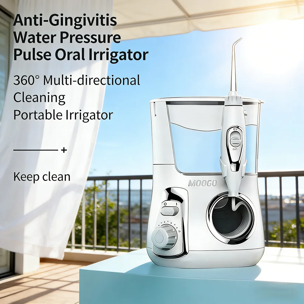 Ирригатор для полости рта Water Dental Flosser, 10 режимов, 800 мл, 5 насадок, электрический водный очиститель зубов для домашнего ухода и спа-процедур
Ирригатор для полости рта Water Dental Flosser, 10 режимов, 800 мл, 5 насадок, электрический водный очиститель зубов для домашнего ухода и спа-процедур