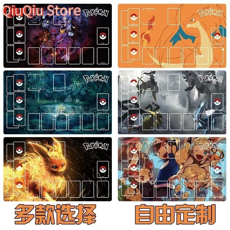 Anime GAME PTCG Dedicated Card Playmat Battle Against Pikachu Charizard Gengar Kyurem Kyogre Gifts Toys
Anime GAME PTCG Dedicated Card Playmat Battle Against Pikachu Charizard Gengar Kyurem Kyogre Gifts Toys