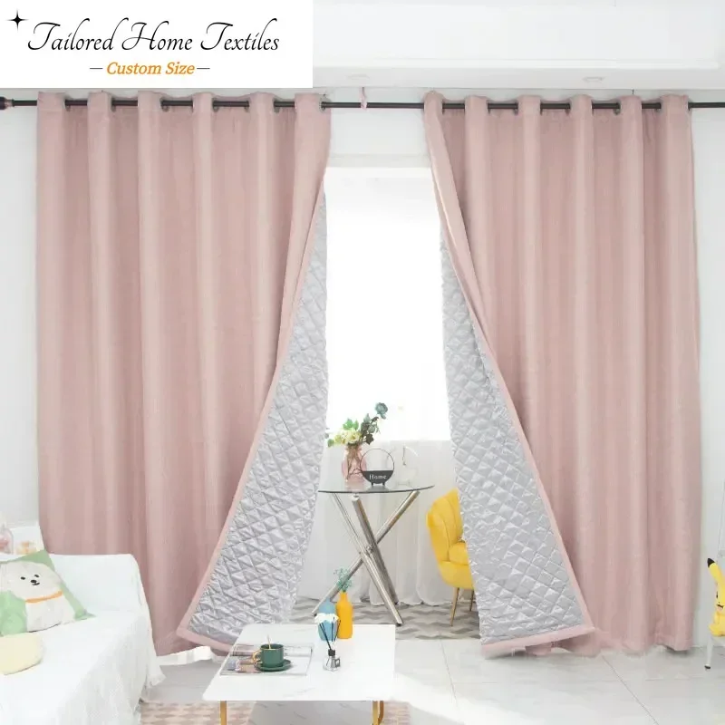 Custom Size Winter Thermal Insulation Curtains for Living Room Bedroom Thickened Soundproof Blackout Curtains Simple Tulle
Custom Size Winter Thermal Insulation Curtains for Living Room Bedroom Thickened Soundproof Blackout Curtains Simple Tulle