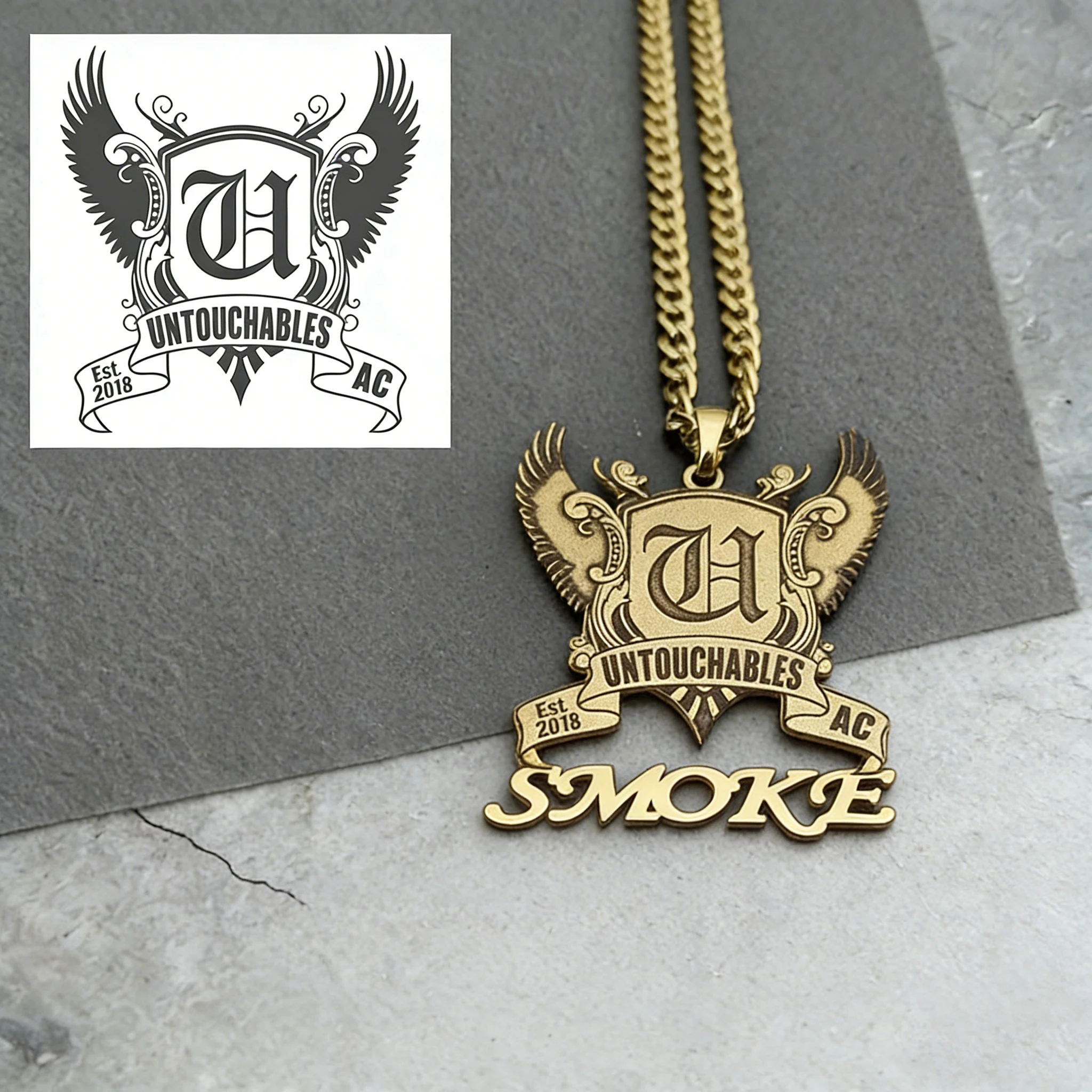 Custom Pendant Necklace with Chain Hypoallergenic Tarnish Resistant Stainless Steel Personalized Engraved for Gift Her Him
Custom Pendant Necklace with Chain Hypoallergenic Tarnish Resistant Stainless Steel Personalized Engraved for Gift Her Him