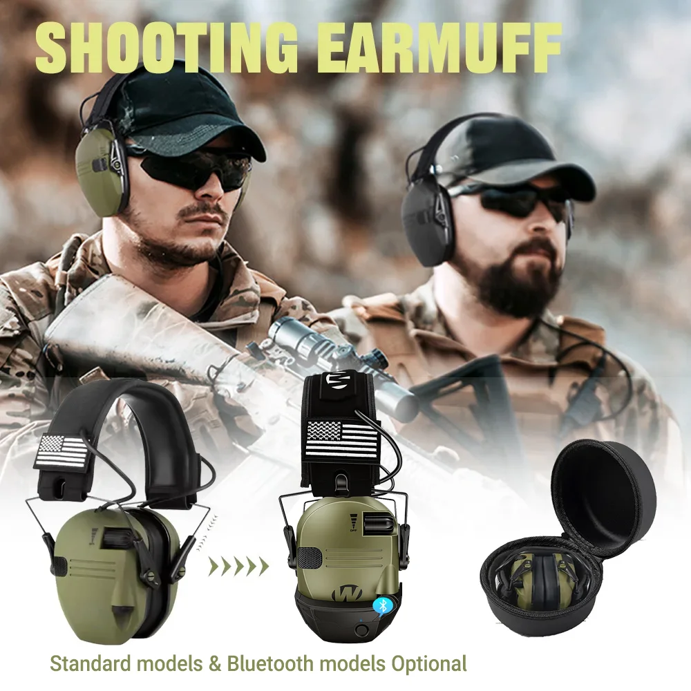 Outdoor hunting/shooting earmuffs actively reduce noise to protect hearing, train tactical headphones to strengthen human voice
Outdoor hunting/shooting earmuffs actively reduce noise to protect hearing, train tactical headphones to strengthen human voice