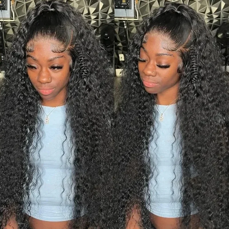 Kinky Curly 13x4 Lace Front Human Hair Wigs Pre Plucked Deep Wave 13x6 HD Lace Frontal Wigs Brazilian Water Wave Curly Wigs
Kinky Curly 13x4 Lace Front Human Hair Wigs Pre Plucked Deep Wave 13x6 HD Lace Frontal Wigs Brazilian Water Wave Curly Wigs