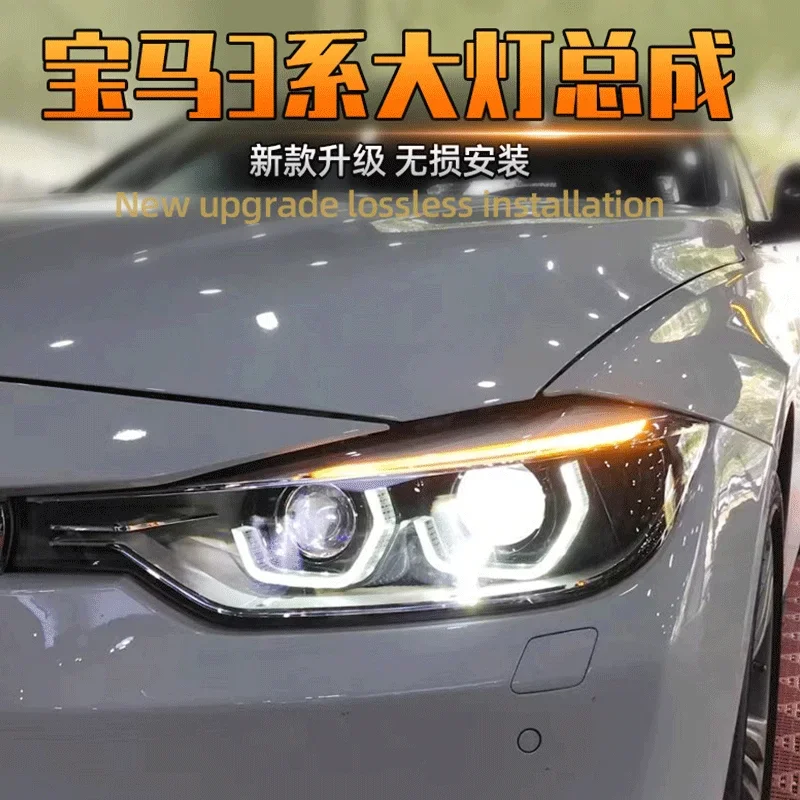 Стайлинг автомобиля, фары для BMW 3 серии F30 F35 2012-2019, указатель поворота, светодиодные фары DRL, фары Bi Xenon Beam
Стайлинг автомобиля, фары для BMW 3 серии F30 F35 2012-2019, указатель поворота, светодиодные фары DRL, фары Bi Xenon Beam