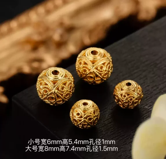 18k gold beads au750 jewelry loose beads 6mm and 8mm solid gold beads
18k gold beads au750 jewelry loose beads 6mm and 8mm solid gold beads