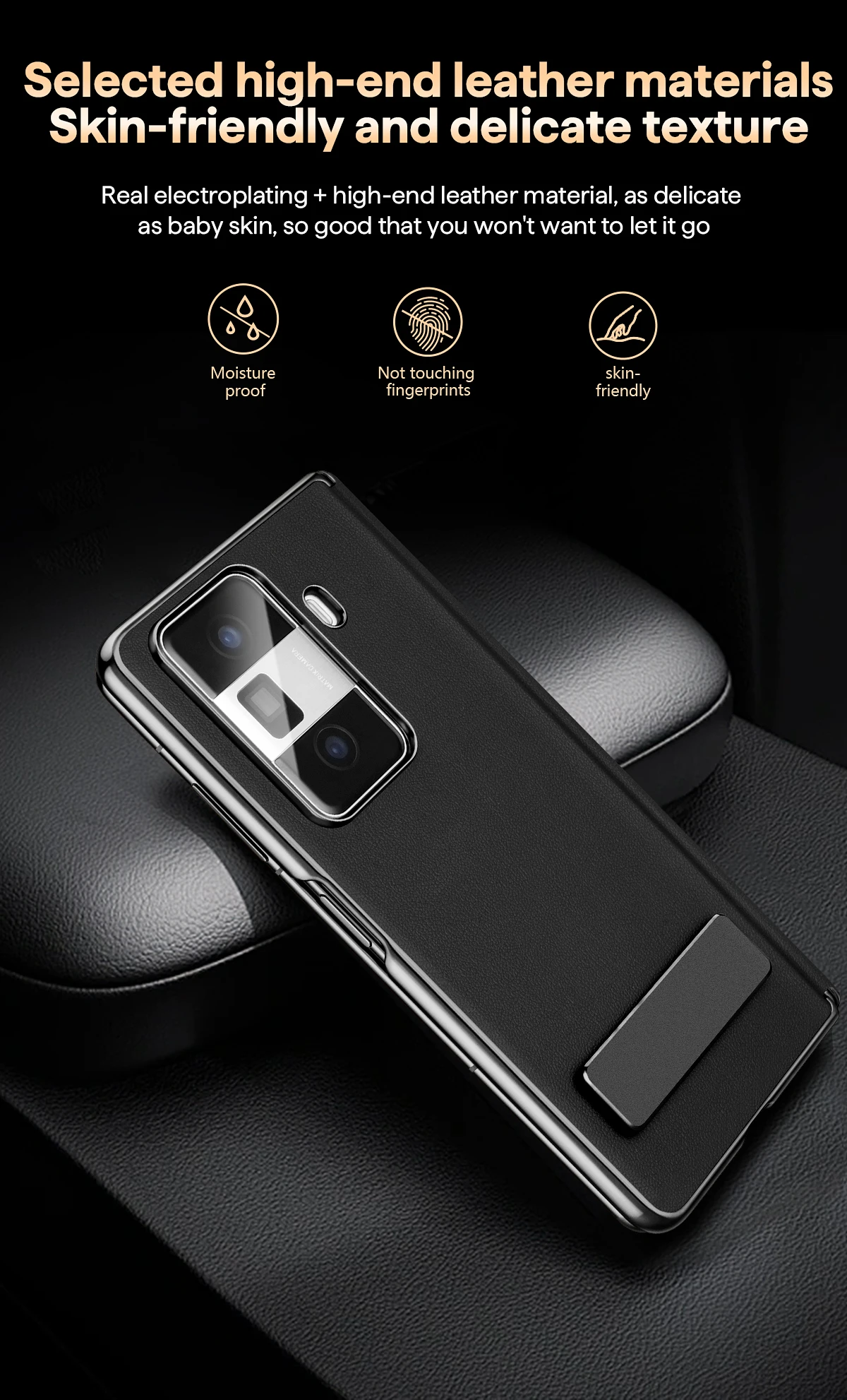 For Honor Magic V2 VS3 Case High-end Leather Auto-Rebound Magnetic Hinge Protection Moisture Proof Plated Fine Grip Cove
For Honor Magic V2 VS3 Case High-end Leather Auto-Rebound Magnetic Hinge Protection Moisture Proof Plated Fine Grip Cove