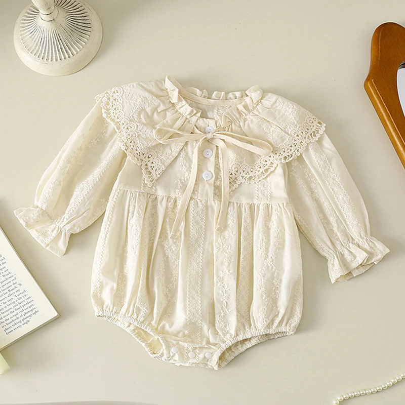 2025 New Autumn 0-24M Children Clothes Toddler Baby Girl Romper Long Sleeved Cotton Embroidery Korean Style Climbing Suit
2025 New Autumn 0-24M Children Clothes Toddler Baby Girl Romper Long Sleeved Cotton Embroidery Korean Style Climbing Suit