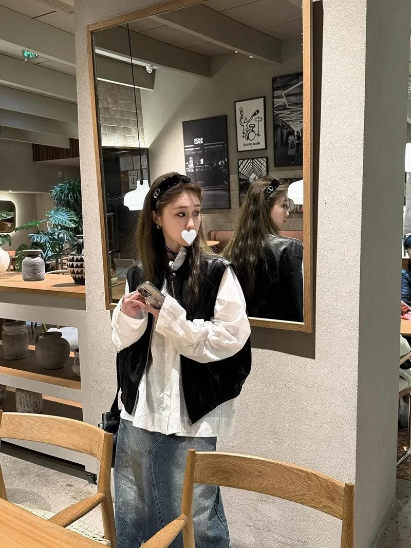 Spring Fashion Ensemble Women's plus Size Denim Skirt Shirt Vest Layering Three Piece Set Casual Style Long Sleeve ...
Spring Fashion Ensemble Women's plus Size Denim Skirt Shirt Vest Layering Three Piece Set Casual Style Long Sleeve ...