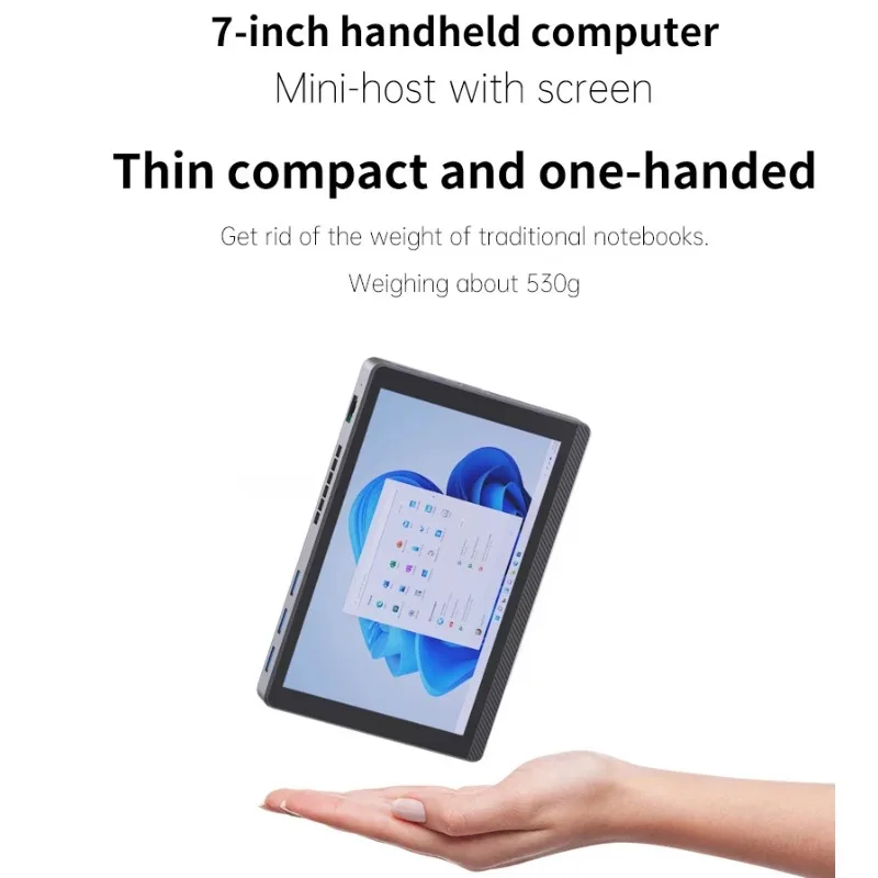 Lake N200 Mini PC Windows 11 N200 Tablet Computer 7 Inch Alder DDR5 Touch Screen WiFi6 BT5.2 Desktop Pocket HTPC HDMI Type-C
Lake N200 Mini PC Windows 11 N200 Tablet Computer 7 Inch Alder DDR5 Touch Screen WiFi6 BT5.2 Desktop Pocket HTPC HDMI Type-C