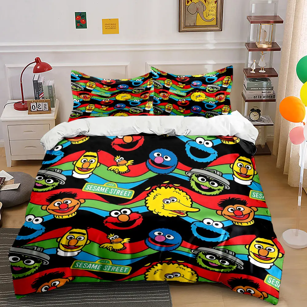 "Sesame Street Kids Set" Multiple sizes kid's and adults' bedroom Exquisite 3PC bedding set, gift
"Sesame Street Kids Set" Multiple sizes kid's and adults' bedroom Exquisite 3PC bedding set, gift