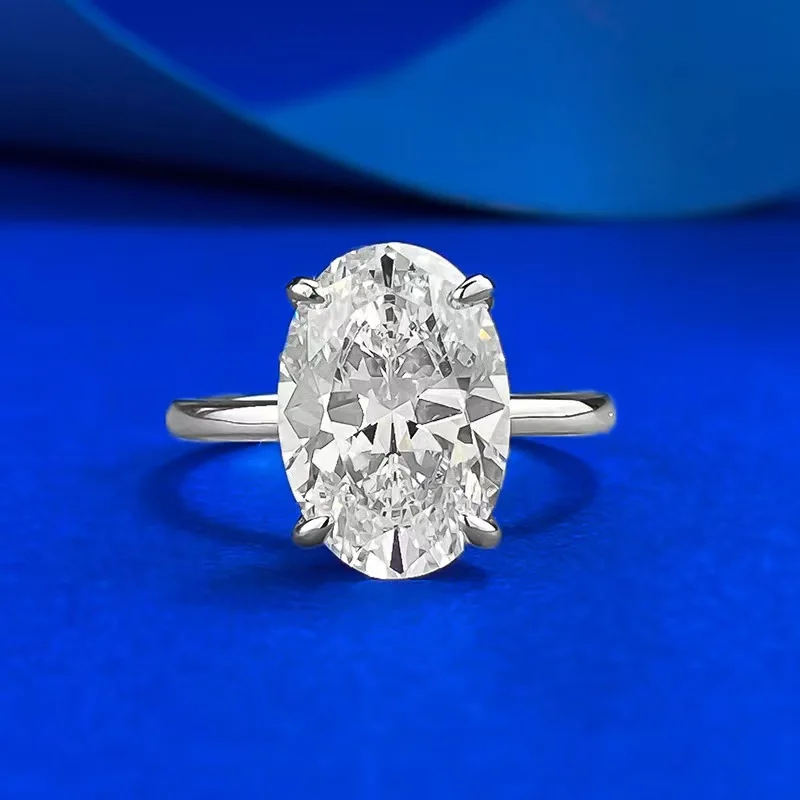 Hot sale 925 Sterling Silver Jewelry 4ct Dcolor oval cut moissanite diamond 18k gold plated women ring for birthday giftwomen
Hot sale 925 Sterling Silver Jewelry 4ct Dcolor oval cut moissanite diamond 18k gold plated women ring for birthday giftwomen