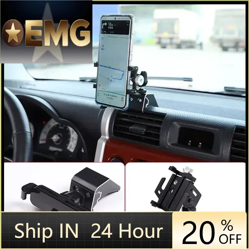 For Toyota FJ Cruiser 2007-2021 Aluminum Alloy Car Mobile Phone Bracket Car Navigation Bracket GPS Bracket Accessories
For Toyota FJ Cruiser 2007-2021 Aluminum Alloy Car Mobile Phone Bracket Car Navigation Bracket GPS Bracket Accessories