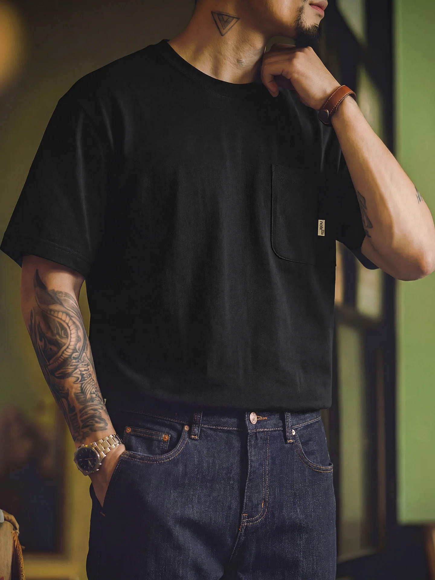 American Style Casual Loose round Neck Short Sleeve T-Shirt Men's Summer New Breathable Pure Cotton Half Sleeve Top
American Style Casual Loose round Neck Short Sleeve T-Shirt Men's Summer New Breathable Pure Cotton Half Sleeve Top