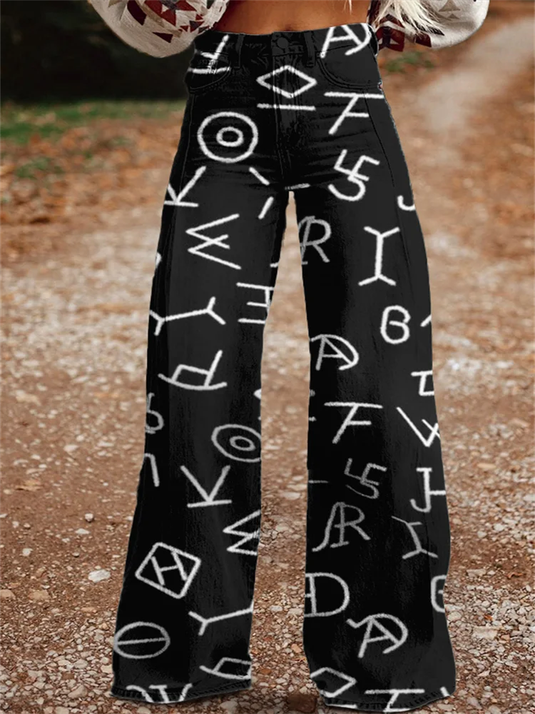 2024 SPRING/SUMMER NEW WEIRD CHARACTER PERSONALITY DESIGN CLASSIC COMFORTABLE WIDE LEG 3D PRINTED CASUAL IMITATION JEANS FOR WOM
2024 SPRING/SUMMER NEW WEIRD CHARACTER PERSONALITY DESIGN CLASSIC COMFORTABLE WIDE LEG 3D PRINTED CASUAL IMITATION JEANS FOR WOM