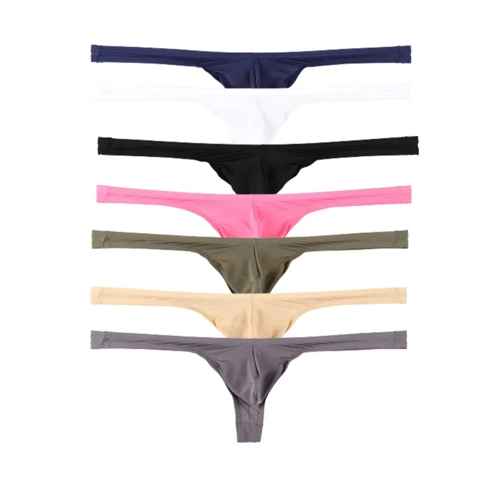 Ice Silk Thongs U Convex Pouch G-Srtings for Men Sexy Panties Solid Color T-back Ultra Thin Low Waist Lingerie Gay Bikini Briefs
Ice Silk Thongs U Convex Pouch G-Srtings for Men Sexy Panties Solid Color T-back Ultra Thin Low Waist Lingerie Gay Bikini Briefs