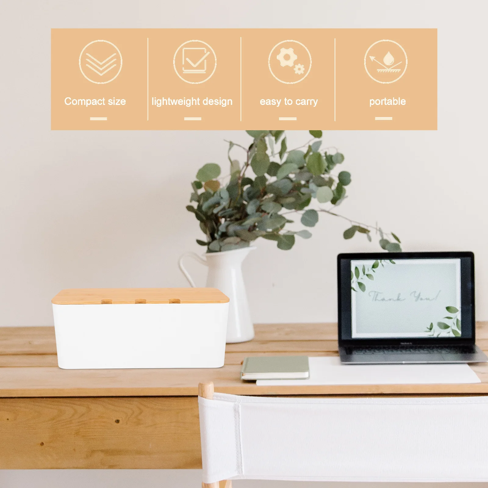 Cable Management Box Large, Desk Organizer For Power Strip Socket Storage, Organizer, Router Cover, Wire Box, Cord
Cable Management Box Large, Desk Organizer For Power Strip Socket Storage, Organizer, Router Cover, Wire Box, Cord