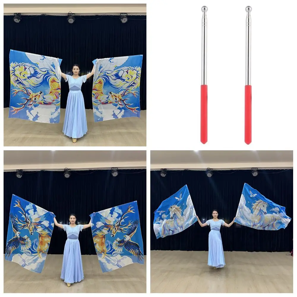 with Telescopic Sticks Belly Dance Accessories Props Multicolor Lightweight Colorful Scarves Flag Portable Animal Pattern
with Telescopic Sticks Belly Dance Accessories Props Multicolor Lightweight Colorful Scarves Flag Portable Animal Pattern