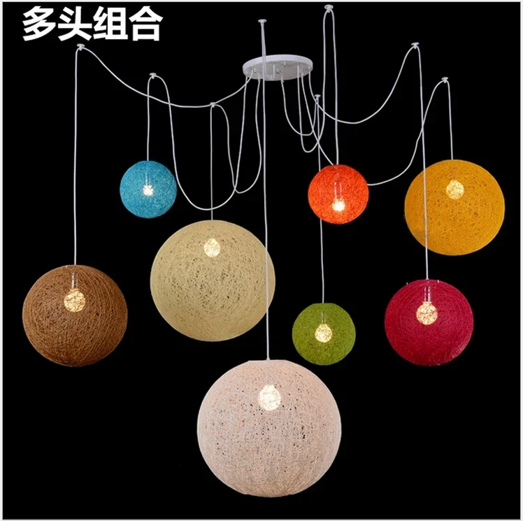 Random Light Simple Rattan Ball Pendant Light Natural handmade twine vines ball lights Restaurant Bar Lighting
Random Light Simple Rattan Ball Pendant Light Natural handmade twine vines ball lights Restaurant Bar Lighting