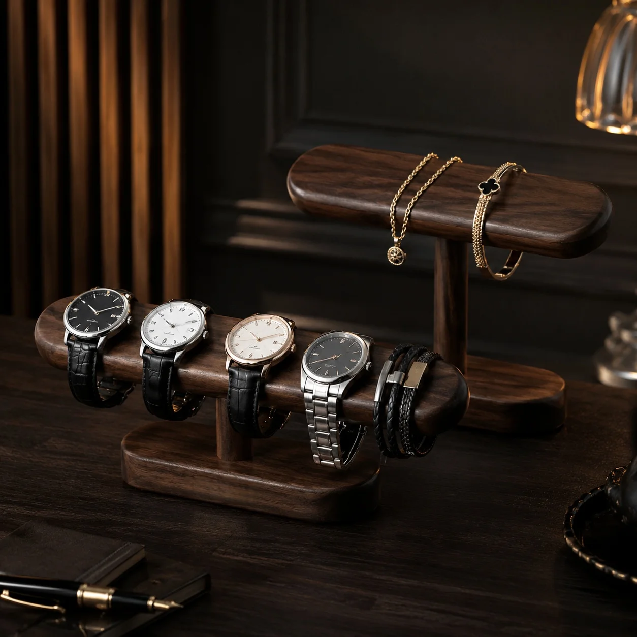 Walnut color Watch Bracket Display Holder Jewelry Bracket Chain Anklets Hanger Stand Racks Organizer For Counter Shows
Walnut color Watch Bracket Display Holder Jewelry Bracket Chain Anklets Hanger Stand Racks Organizer For Counter Shows