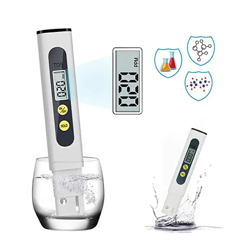 TDS Meter Digital Water Tester 0-9990ppm Water Quality Analyzer Monitor Rapid Test for Drinking Water Filter Aquarium
TDS Meter Digital Water Tester 0-9990ppm Water Quality Analyzer Monitor Rapid Test for Drinking Water Filter Aquarium