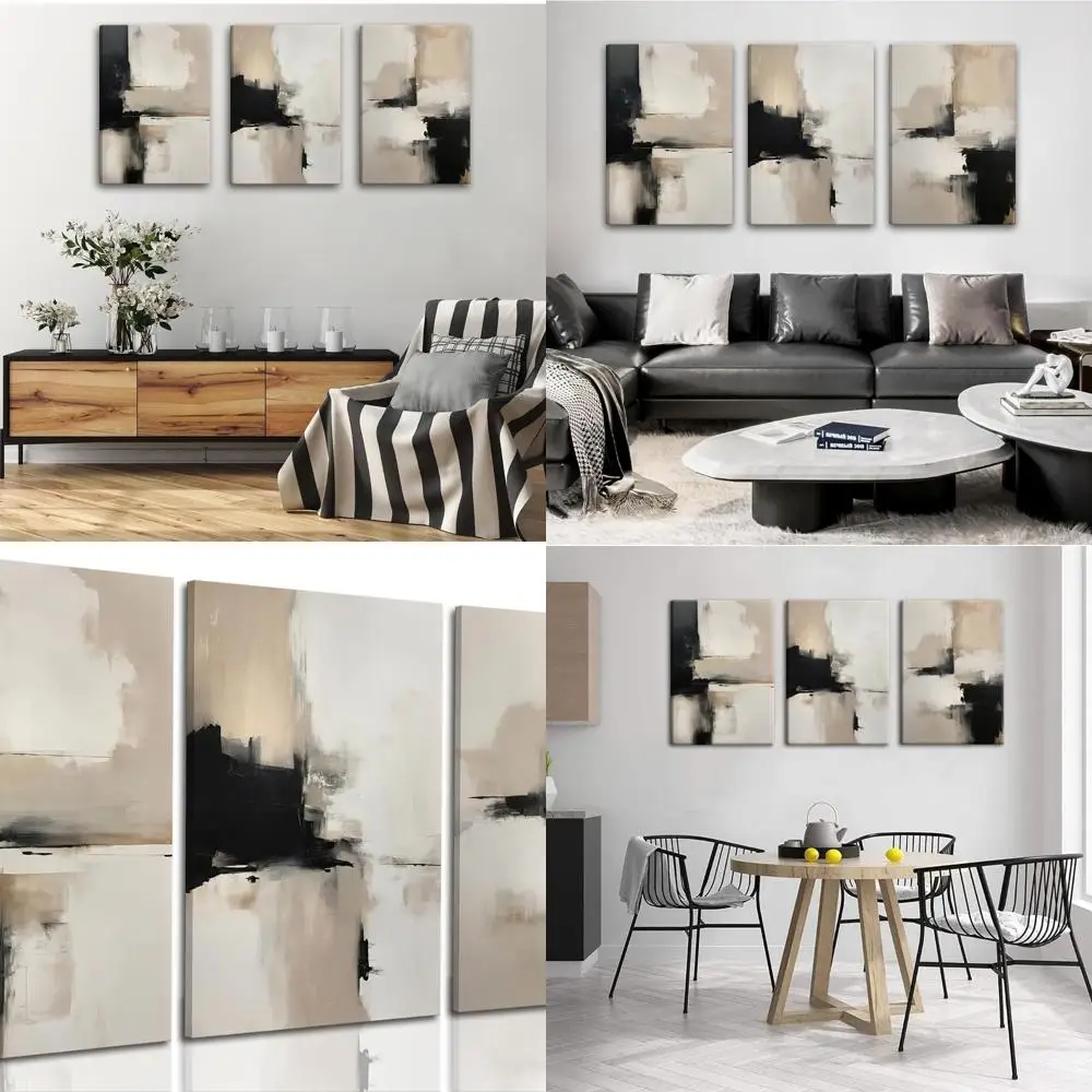 Современные бежевые абстрактные художественные принты, настенный декор в рамке из трех предметов, подходит для гостиной, спальни, ванной комнаты и офиса
Современные бежевые абстрактные художественные принты, настенный декор в рамке из трех предметов, подходит для гостиной, спальни, ванной комнаты и офиса
