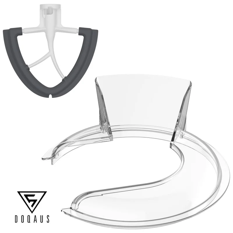 TOPLIVING Pouring Shield for Kitchen Aid 4.5 and 5 Quart Tilt-Head Stand Mixers Stainless Steel Bowls ONLY Secure Fit Splatter G 
TOPLIVING Pouring Shield for Kitchen Aid 4.5 and 5 Quart Tilt-Head Stand Mixers Stainless Steel Bowls ONLY Secure Fit Splatter G