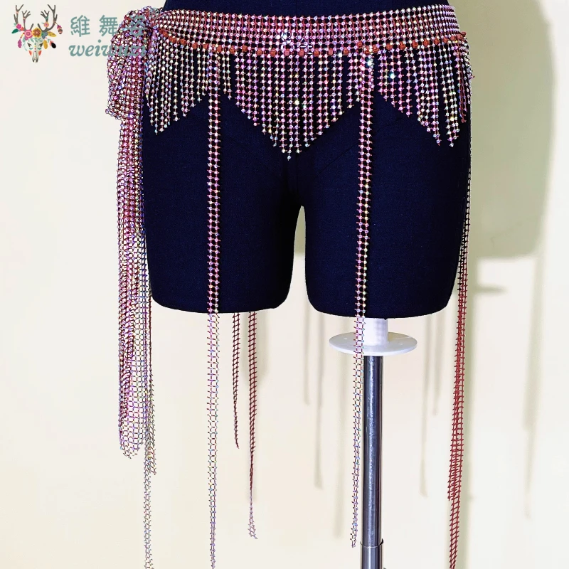 New Belly Dancing Performance Belt Senior Full Diamond Tassel Waist Chain Adult Children Oriental Dance Competition Accessories
New Belly Dancing Performance Belt Senior Full Diamond Tassel Waist Chain Adult Children Oriental Dance Competition Accessories