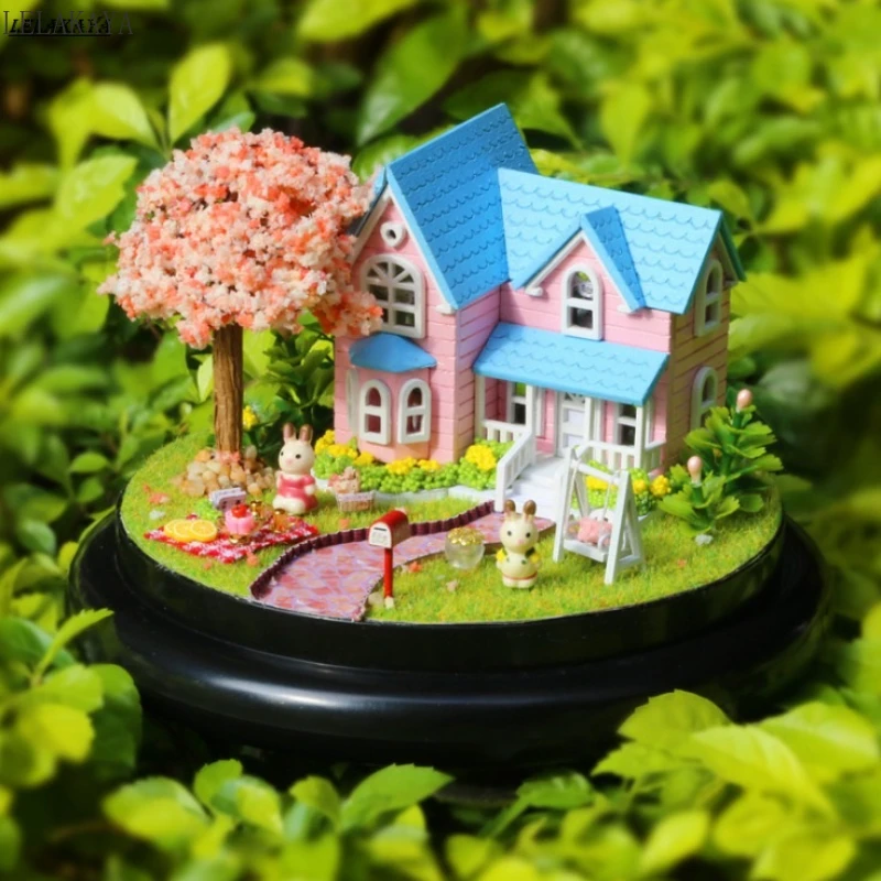 Doll Houses Farm Garden Wooden Miniature Home Assembling Dollhouse Room Diy Furniture Glass Ball Doll House Toys Kit New
Doll Houses Farm Garden Wooden Miniature Home Assembling Dollhouse Room Diy Furniture Glass Ball Doll House Toys Kit New