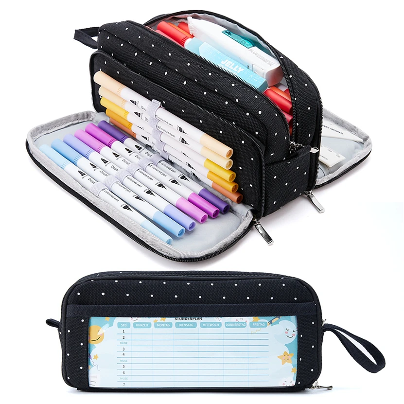 Pencil Case Big Pencilcase Bag Material Escolar Estuche Piornik Fundas For Girls Pouch Korean Stationery Multifunctional Trousse
Pencil Case Big Pencilcase Bag Material Escolar Estuche Piornik Fundas For Girls Pouch Korean Stationery Multifunctional Trousse