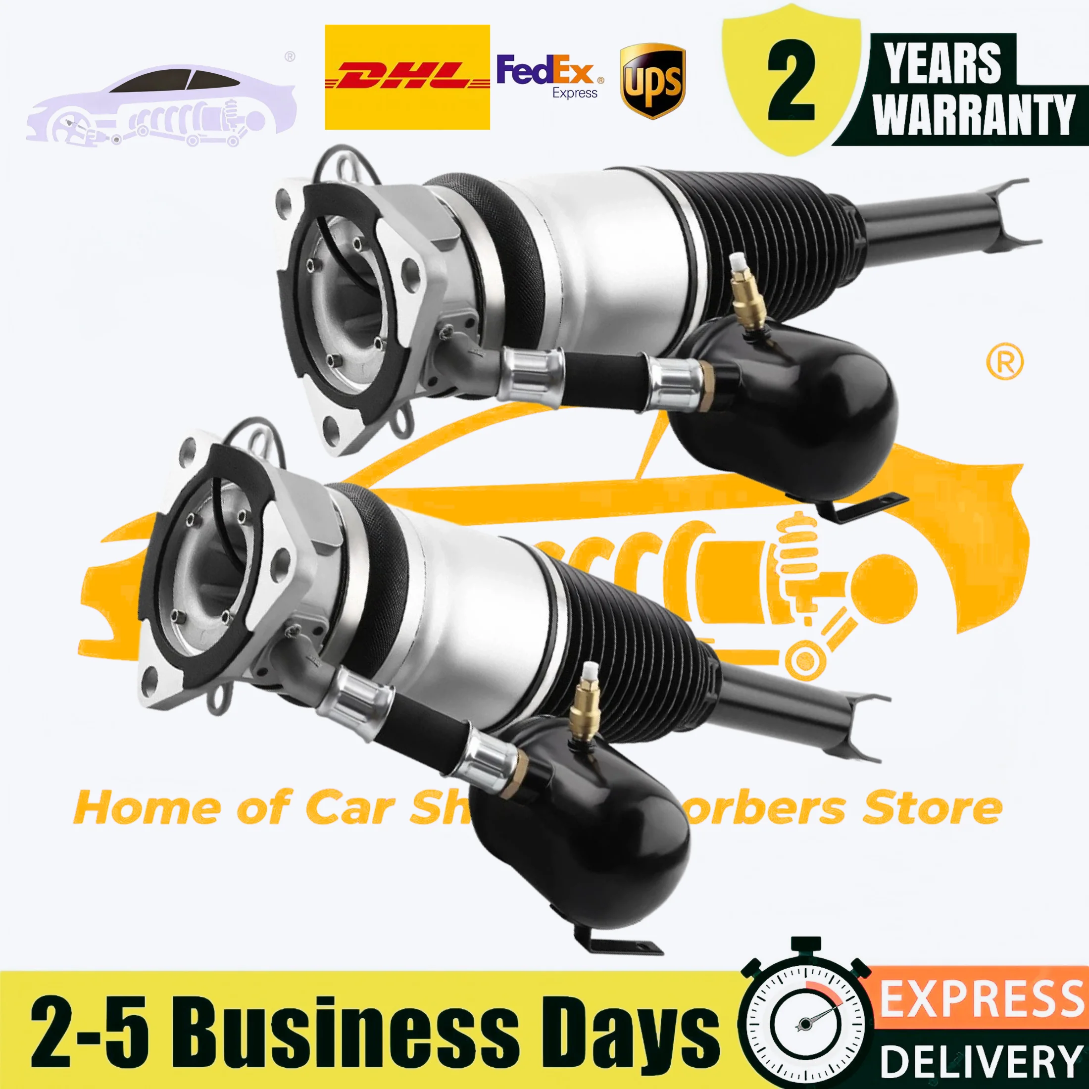 Pair Rear Left Right Air Suspension Shock Struts Fit Audi A8 Quattro A8 S8 D3 4E Quattro D3 4E 2002-2010 4E0616002E 4E0616002M
Pair Rear Left Right Air Suspension Shock Struts Fit Audi A8 Quattro A8 S8 D3 4E Quattro D3 4E 2002-2010 4E0616002E 4E0616002M